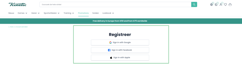 Baldwin Modules: social login