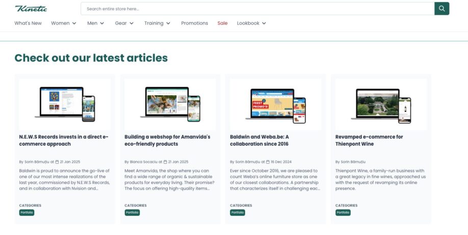 CMS-Module-blog-post CMS module: screenshot featuring the blog posts overview